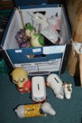 Assorted Moneyboxes Including Unicorns