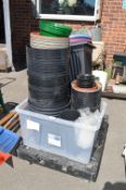 *Four Wheel Trolley and a Quantity of plant Pots