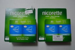 2x Packs of Nicorette 2mg Nicotine Lozenges