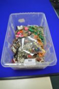 Large Tub of Costume Jewellery Necklaces, Bracelets, etc.