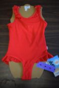 Seafolly Girl’s Coral Swimsuit with UPF 50+ Protection Age: 4