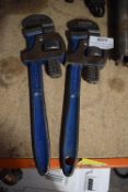 2x Records 10” Pipe Wrenches