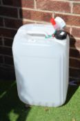 White Plastic Water Container