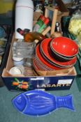 Kitchen and House Wares Including John Rocker Dishes etc.