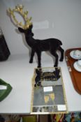 Black Reindeer, and a Champagne Glitter Mirror