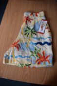 *Hilary Radley Linen Beach Print Shorts Size: M