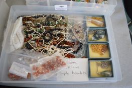 Jewellery Making Beads and Necklaces, plus Gemstone Pendants, etc.