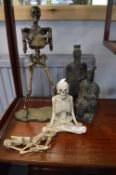 Skeleton Figures and Chinese Warriors