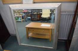 Large Silver Framed Mirror ~100x110cm
