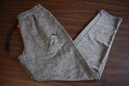 *Puma Medium Grey Heather Joggers Size: S