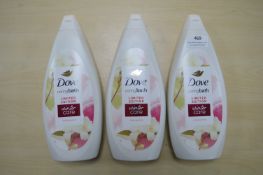 3x Dove Winter Bath Car Jasmine Body Wash 720ml