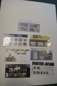Royal Mail Stamp Set and First Day Covers