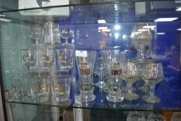 Set of Queen Elizabeth Silver Jubilee Drinking Glasses