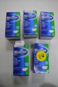 5x Packs of Nicotinell Mint 1mg Nicotine Lozenges