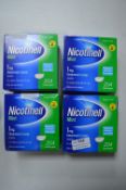 4x Packs of Nicotinell 1mg Nicotine Mint Lozenges
