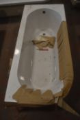 D-Shape 1700x725mm Righthand Acrylic Bath