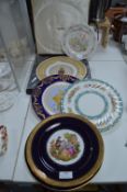 Decorative Plates by Spode and Castel of Limoges