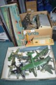 Vintage Toys and Model Kits (some assembled)