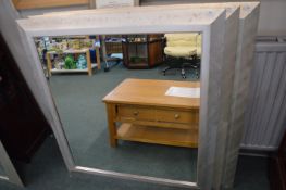 Large Silver Framed Mirror ~100x110cm