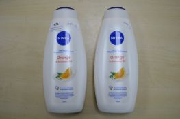 2x Nivea Orange & Avocado Shower Gel 750ml