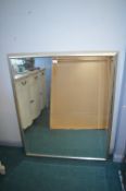 Gilt Framed Bevelled Edge Mirror 120x100cm