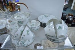 Japanese RC Mapleleaf Pattern Retro Tea Set 20+pcs