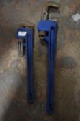 18” and 24” Blue Pipe Wrenches
