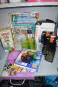 Mixed Lot Including Drinking Games, Beer Table Tennis, and a Water Cutter