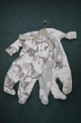 Next Baby Grows 3pk up to 1 month