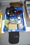 Collectibles Including Military Cap, Autograph Album, and Binoculars, etc.
