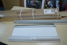 Pair of White Roller Blind 59cm wide