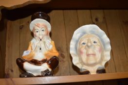 2x Hull Kingston Pottery Character Jugs