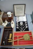 Vintage Cutlery, Organisers, Cow Creamers, and Map of the Morgan