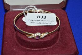 9ct Gold Bangle ~7g