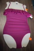 *DKNY Women’s Cerise Halterneck Swimsuit Size: 16