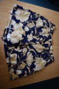 *Hilary Radley Navy & Beige Floral Shorts Size: L