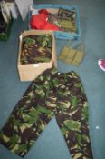 Military Combat Uniform etc.