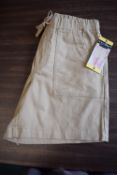 *BC Clothing Lady’s Sand Stretch Denim Shorts Size: S