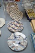 4x Emma Bridgewater Fish Design Plates