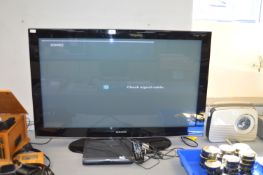 Samsung 42” Plasma Display TV (working condition) with Sky HD Box