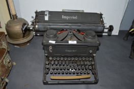 Vintage Imperial cast Iron Typewriter