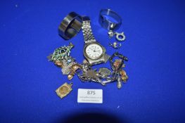 Costume Jewellery, Wristwatch, and Small Collectibles