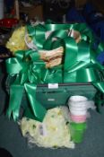 *Artificial Flowers, Baskets, Ribbons, etc.