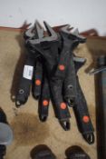Assorted Slim Adjustable Wrenches