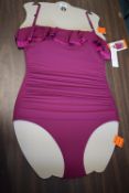 *DKNY Women’s Cerise Halterneck Swimsuit Size: 16