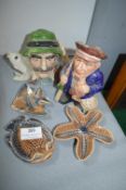 Fish Related Pots Including Wade