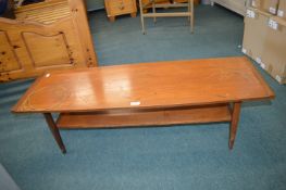 Retro Teak Coffee Table for Restoration (AF)