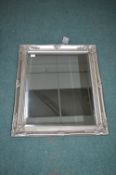 Silver Ornate Mirror 66x58x3.4cm (new & boxed)