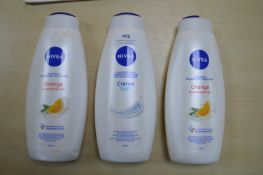 3x Assorted Nivea Shower Gels 750ml