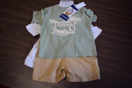 Skechers Boy’s 3pc T-Shirt & Shorts Set Age: 2